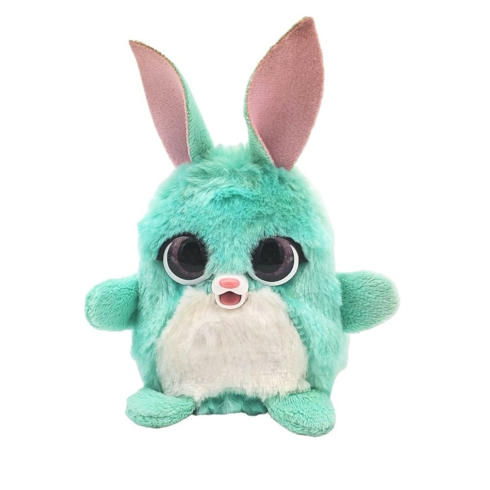 FurReal Fuzzalot Bunny Interactive Animatronic Color-Change Light & Noise No 🍼‎